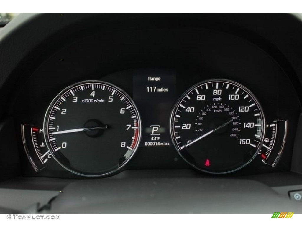 2018 Acura RLX Technology Gauges Photos