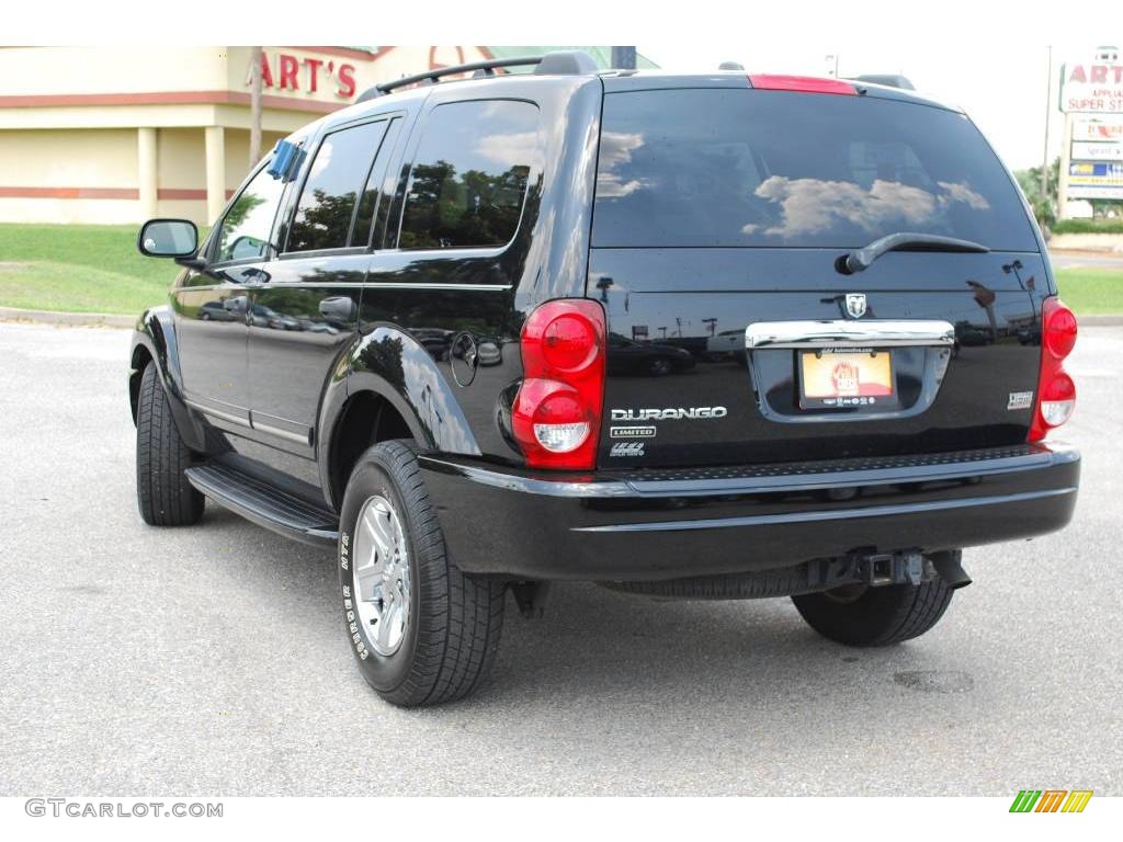 2005 Durango Limited - Black / Dark Khaki/Light Graystone photo #27