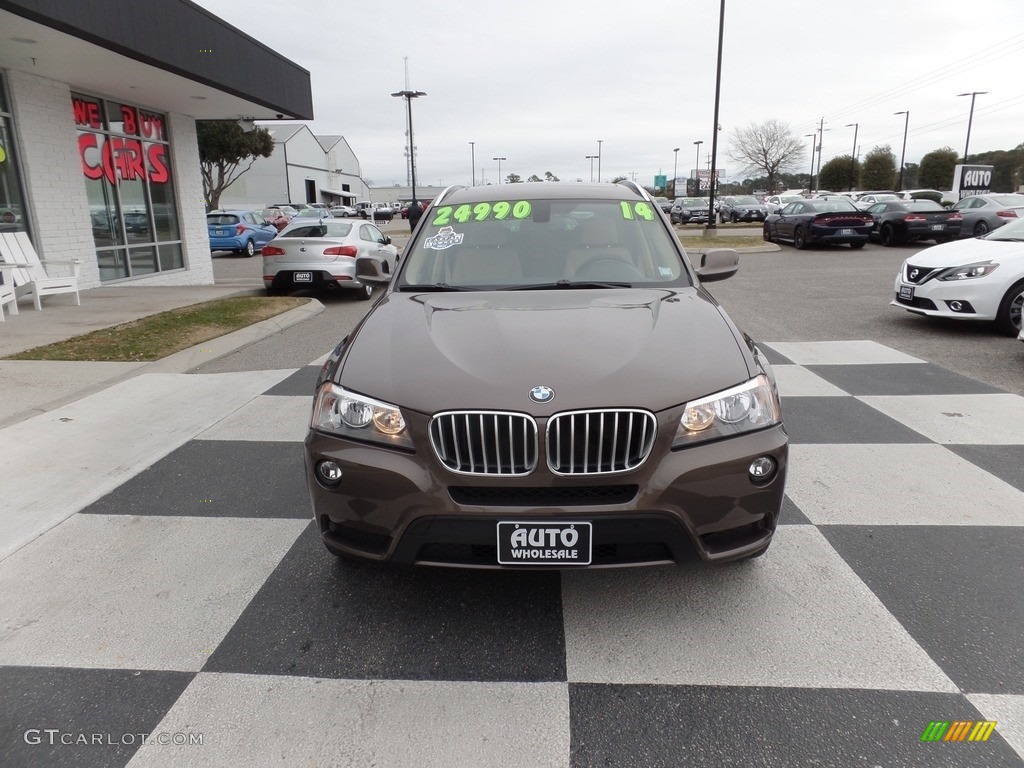 2014 X3 xDrive28i - Sparkling Bronze Metallic / Sand Beige photo #2