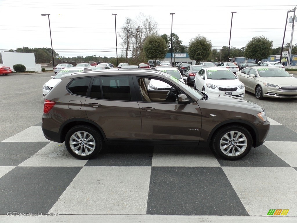 2014 X3 xDrive28i - Sparkling Bronze Metallic / Sand Beige photo #3