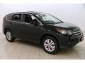 2014 Crystal Black Pearl Honda CR-V EX AWD  photo #1