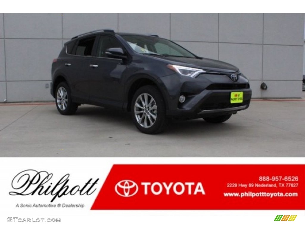 2018 RAV4 Limited - Magnetic Gray Metallic / Black photo #1