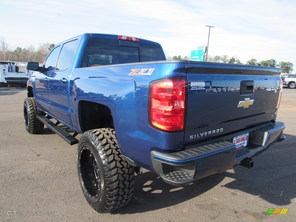 2016 Silverado 1500 LT Z71 Crew Cab 4x4 - Deep Ocean Blue Metallic / Jet Black photo #3