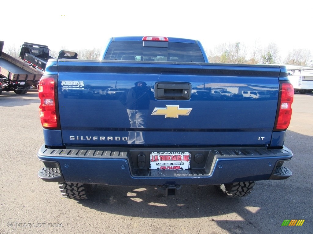 2016 Silverado 1500 LT Z71 Crew Cab 4x4 - Deep Ocean Blue Metallic / Jet Black photo #4