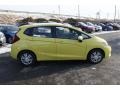 2015 Mystic Yellow Pearl Honda Fit LX  photo #5