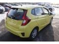 2015 Mystic Yellow Pearl Honda Fit LX  photo #6