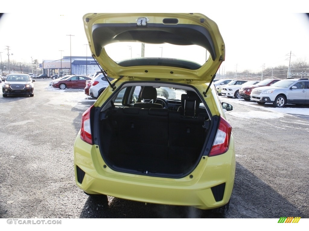 2015 Fit LX - Mystic Yellow Pearl / Black photo #8