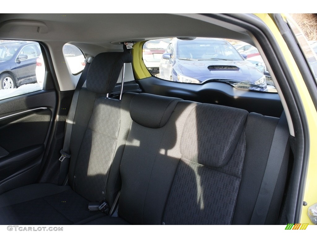 2015 Fit LX - Mystic Yellow Pearl / Black photo #16