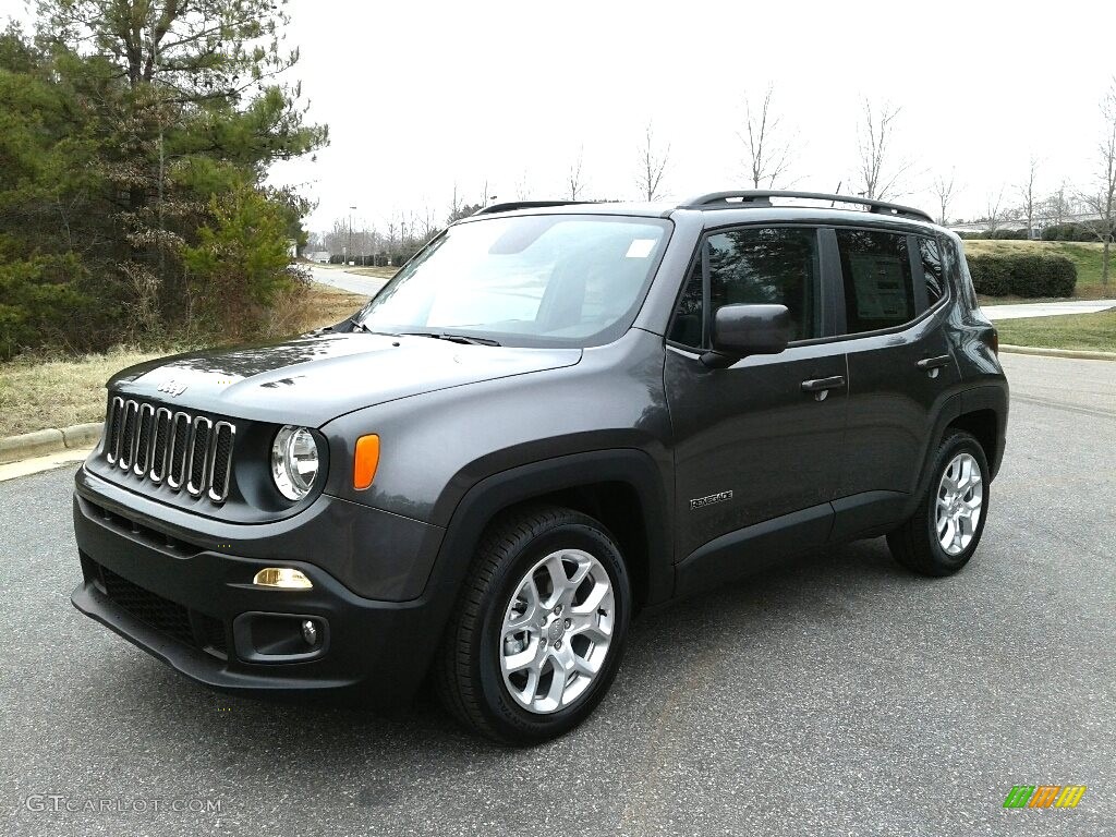 2017 Renegade Latitude - Granite Crystal Metallic / Black photo #2