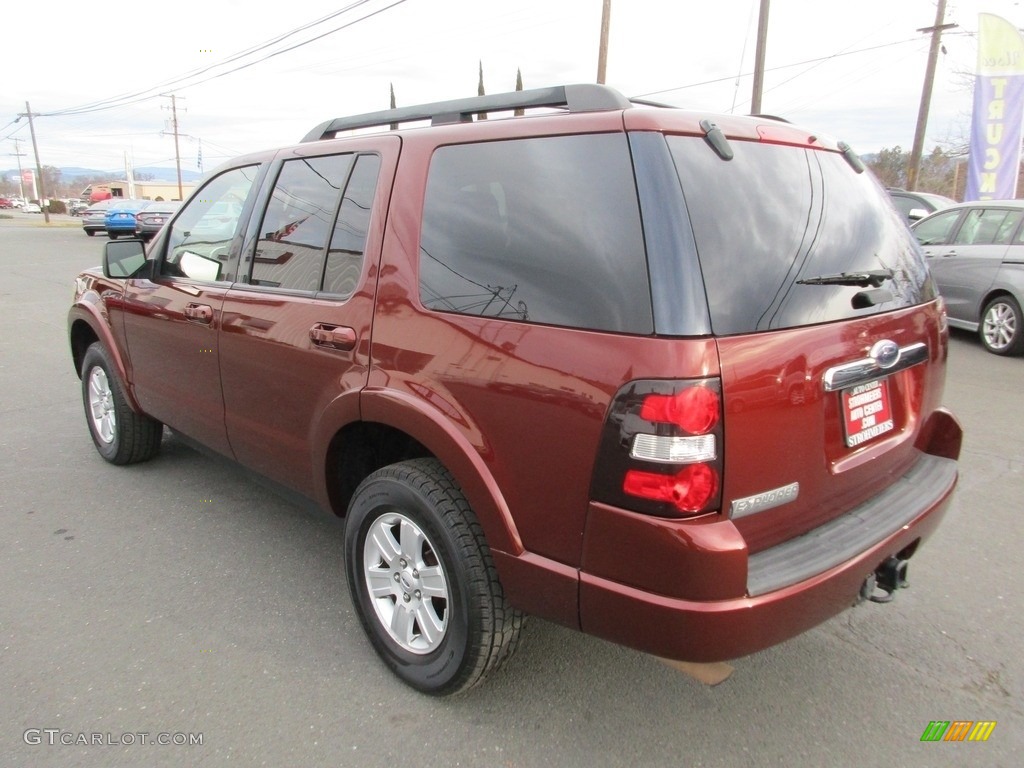 2009 Explorer XLT - Dark Copper Metallic / Black photo #5