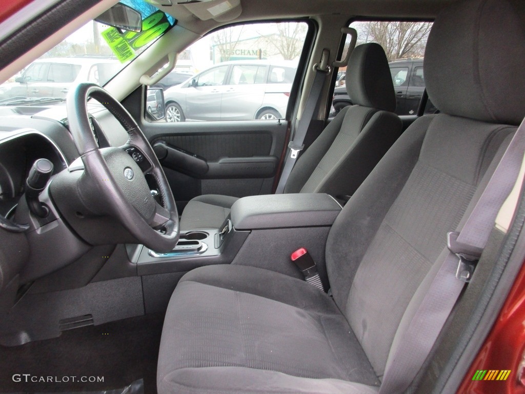 2009 Explorer XLT - Dark Copper Metallic / Black photo #8