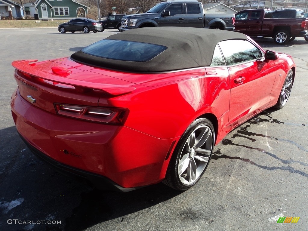 2017 Camaro LT Convertible - Red Hot / Jet Black photo #4