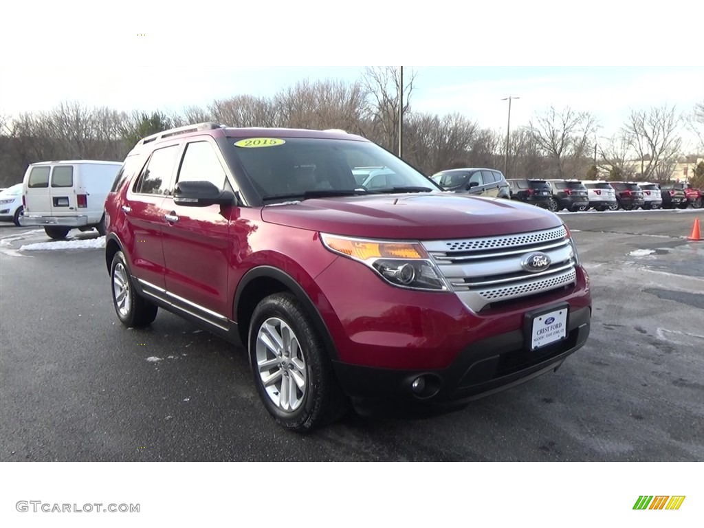 Ruby Red Ford Explorer