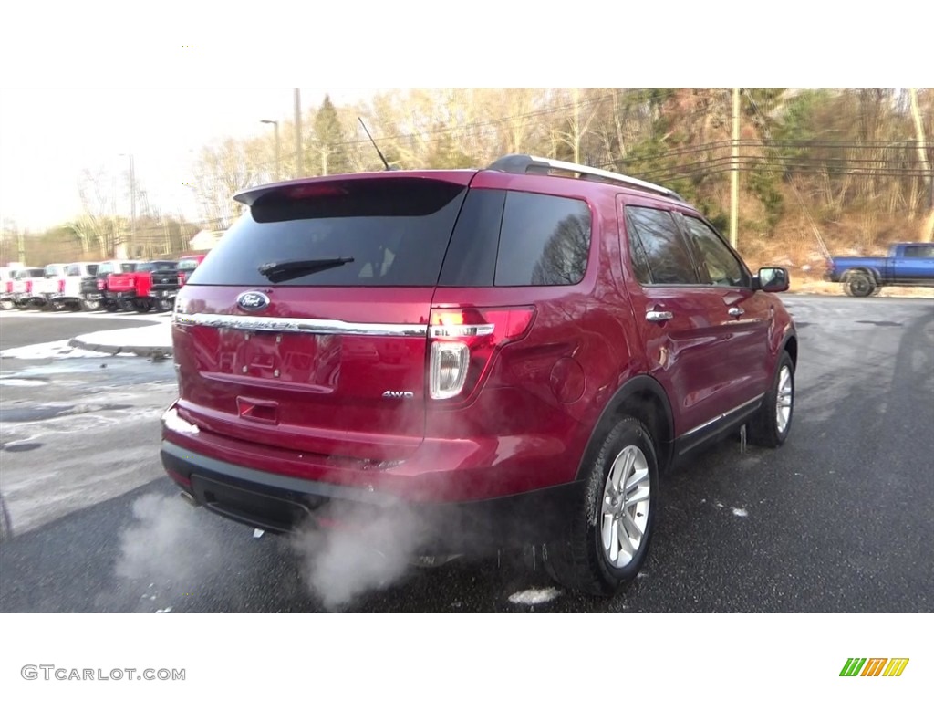 2015 Explorer XLT 4WD - Ruby Red / Charcoal Black photo #7