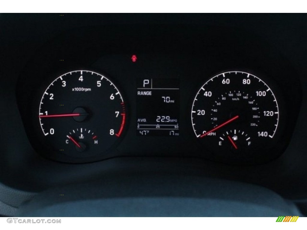 2018 Hyundai Accent SE Gauges Photo #124706572