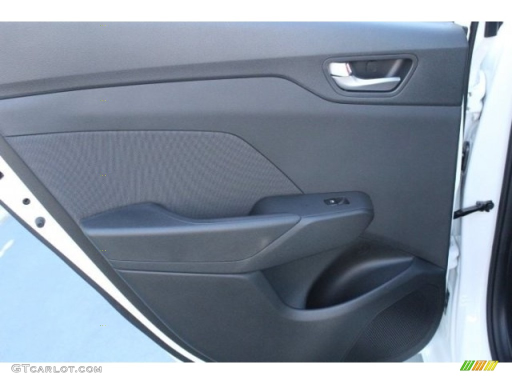 2018 Hyundai Accent SE Black Door Panel Photo #124706599