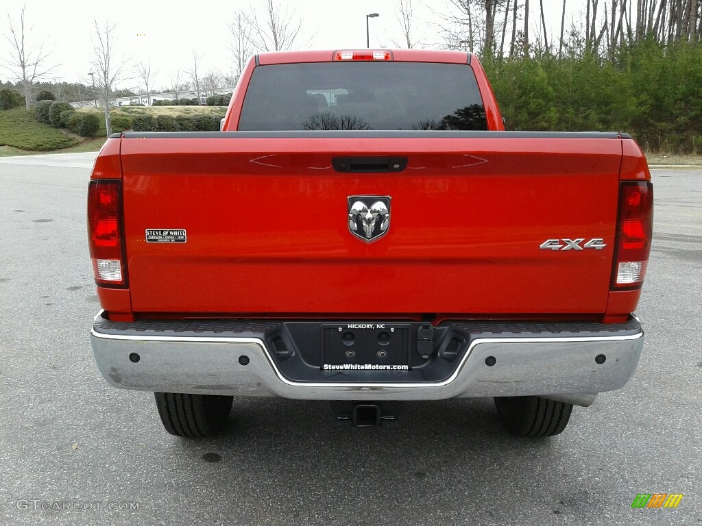 2018 2500 Tradesman Crew Cab 4x4 - Flame Red / Black/Diesel Gray photo #7