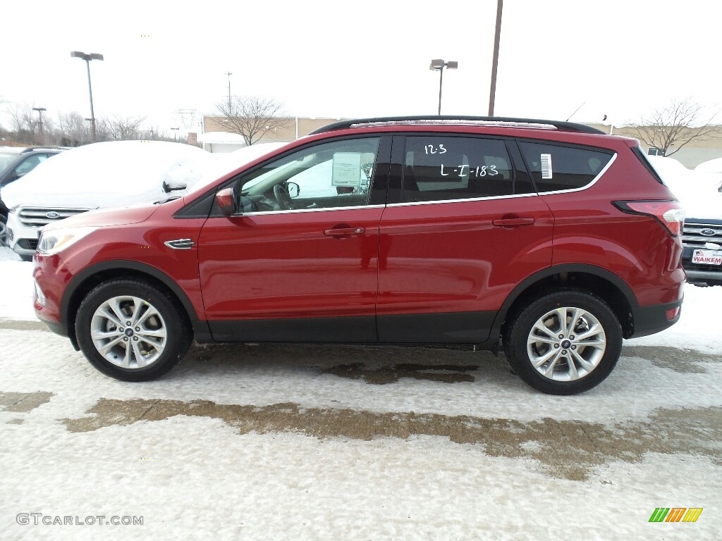 2018 Escape SE - Ruby Red / Charcoal Black photo #4
