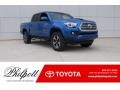 Blazing Blue Pearl 2017 Toyota Tacoma TRD Sport Double Cab
