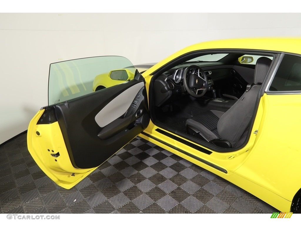 2014 Camaro LS Coupe - Bright Yellow / Black photo #23