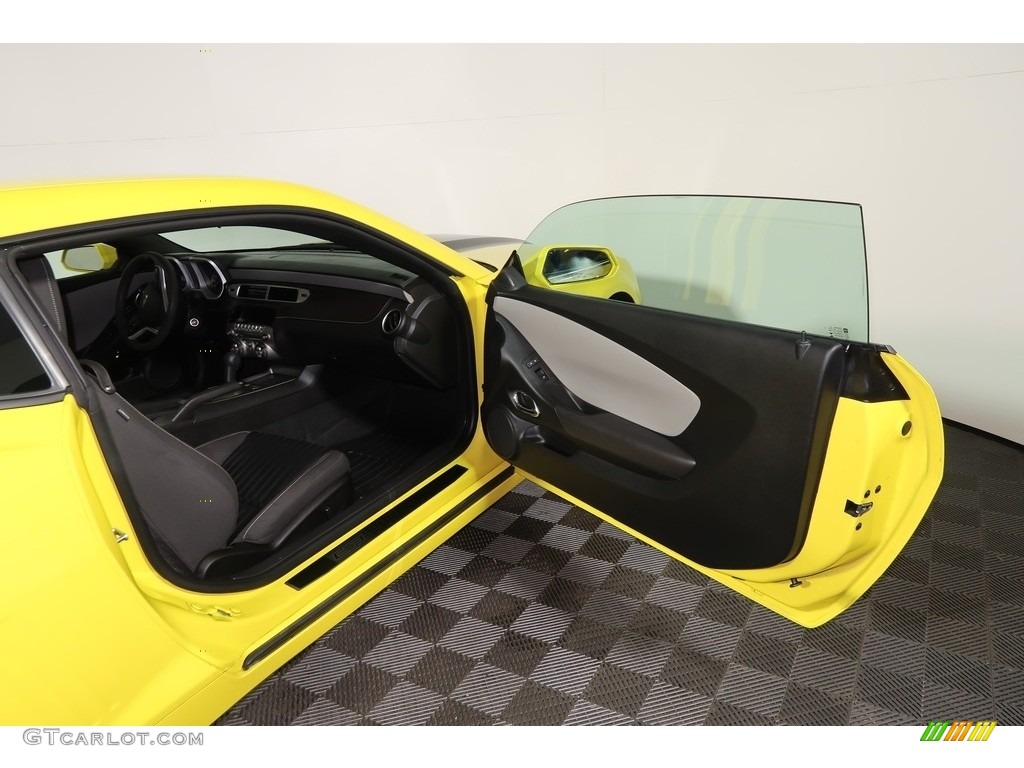 2014 Camaro LS Coupe - Bright Yellow / Black photo #24
