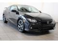 Crystal Black Pearl 2018 Honda Civic Si Coupe Exterior