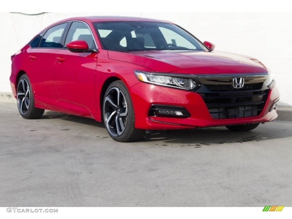 San Marino Red 2018 Honda Accord Sport Sedan Exterior Photo #124710097