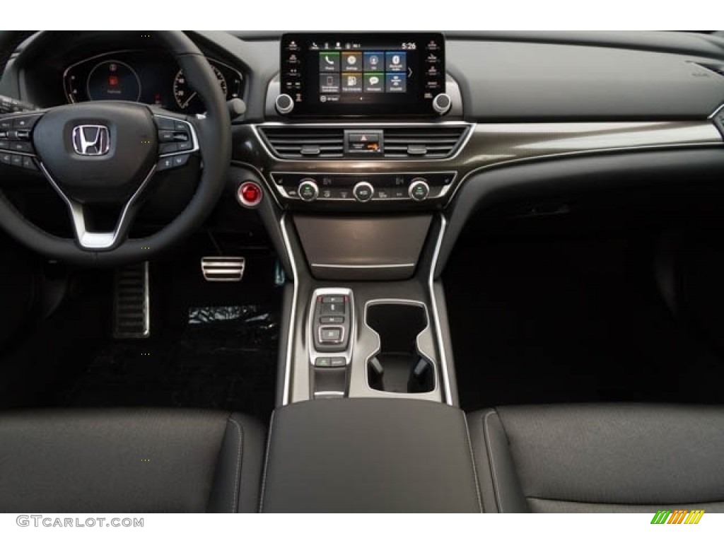 2018 Honda Accord Sport Sedan Black Dashboard Photo #124710285