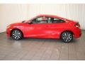 San Marino Red - Civic LX Coupe Photo No. 5