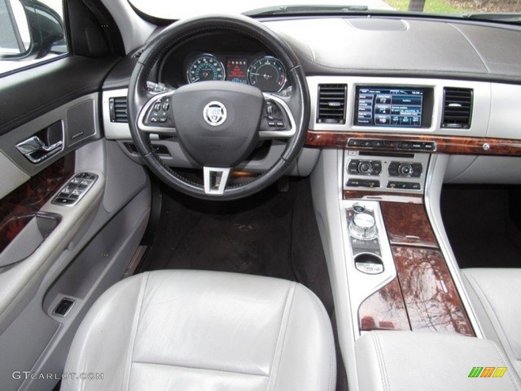 2013 XF I4 T - British Racing Green Metallic / Dove/Warm Charcoal photo #14