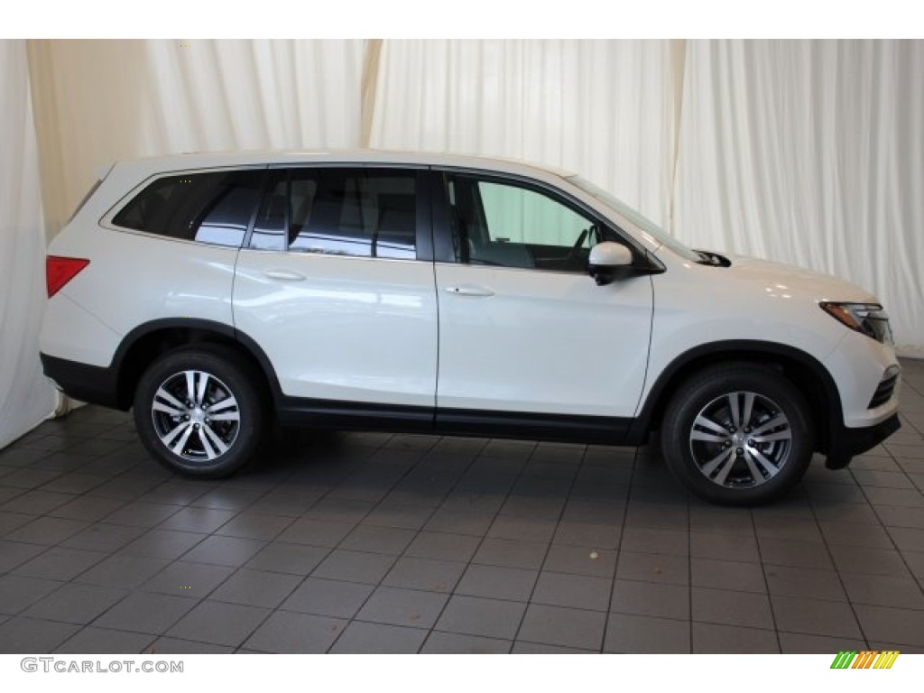 White Diamond Pearl 2018 Honda Pilot EX Exterior Photo #124711717