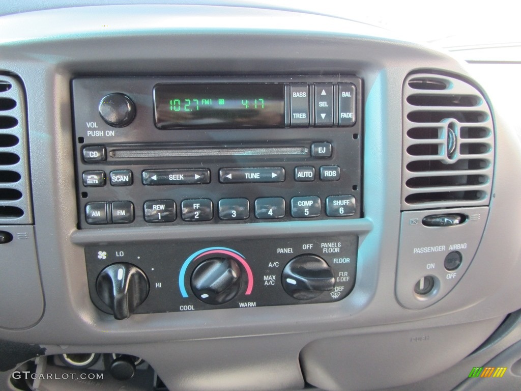 2002 F150 XLT SuperCab - Dark Shadow Grey Metallic / Medium Graphite photo #20