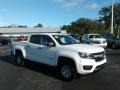 2018 Summit White Chevrolet Colorado WT Crew Cab  photo #7