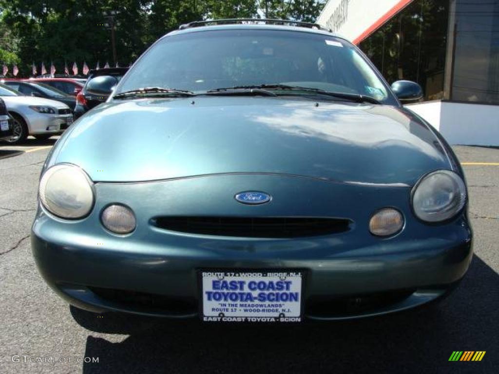 1997 Taurus GL - Alpine Green Metallic / Saddle photo #2