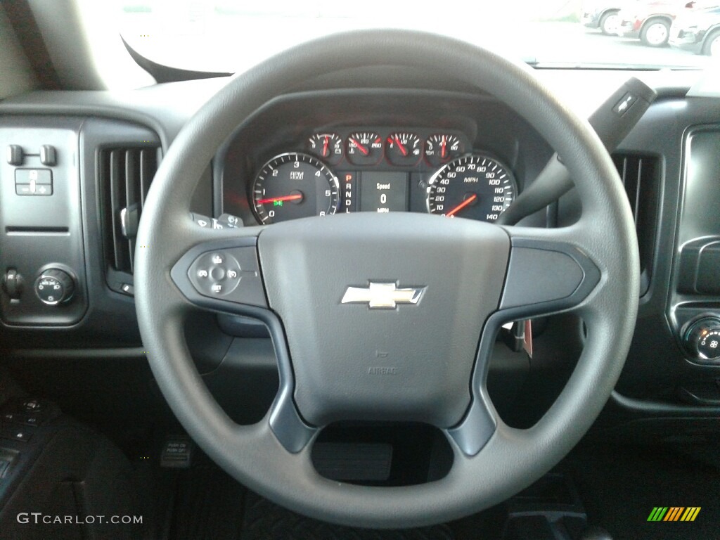 2018 Silverado 1500 Custom Crew Cab 4x4 - Summit White / Dark Ash/Jet Black photo #14