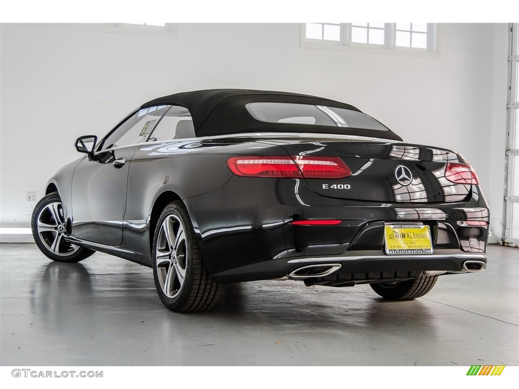 2018 E 400 Convertible - Black / Saddle Brown/Black photo #3