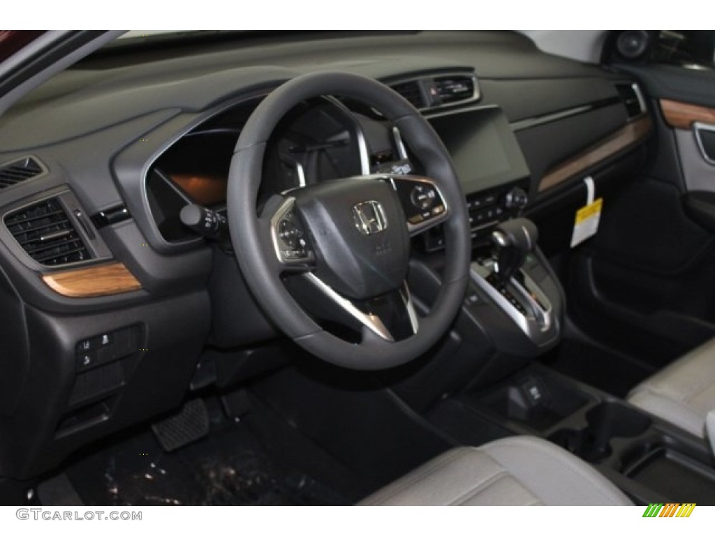 2018 CR-V EX - Basque Red Pearl II / Gray photo #12