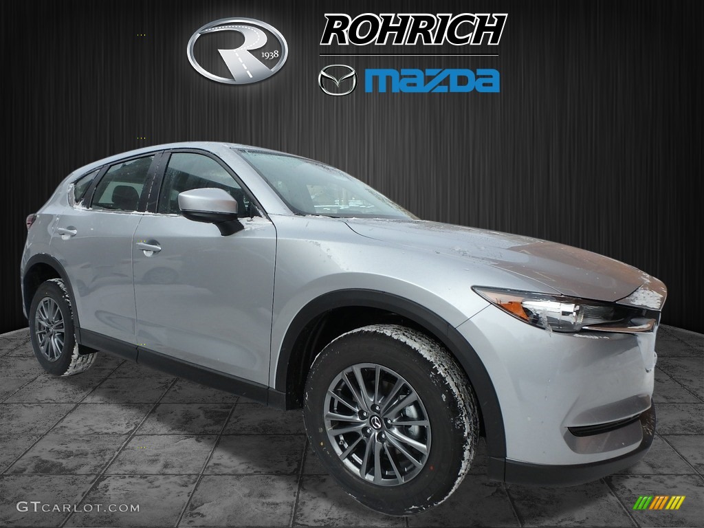 2018 CX-5 Sport AWD - Sonic Silver Metallic / Black photo #1