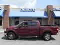 Dark Toreador Red Metallic - F150 Lariat SuperCrew 4x4 Photo No. 1