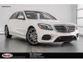 2018 designo Diamond White Metallic Mercedes-Benz S 450 Sedan  photo #1