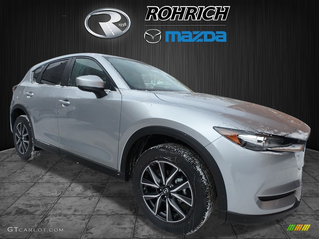 2018 CX-5 Touring AWD - Sonic Silver Metallic / Black photo #1