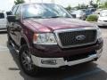 2005 Dark Toreador Red Metallic Ford F150 Lariat SuperCrew 4x4  photo #4