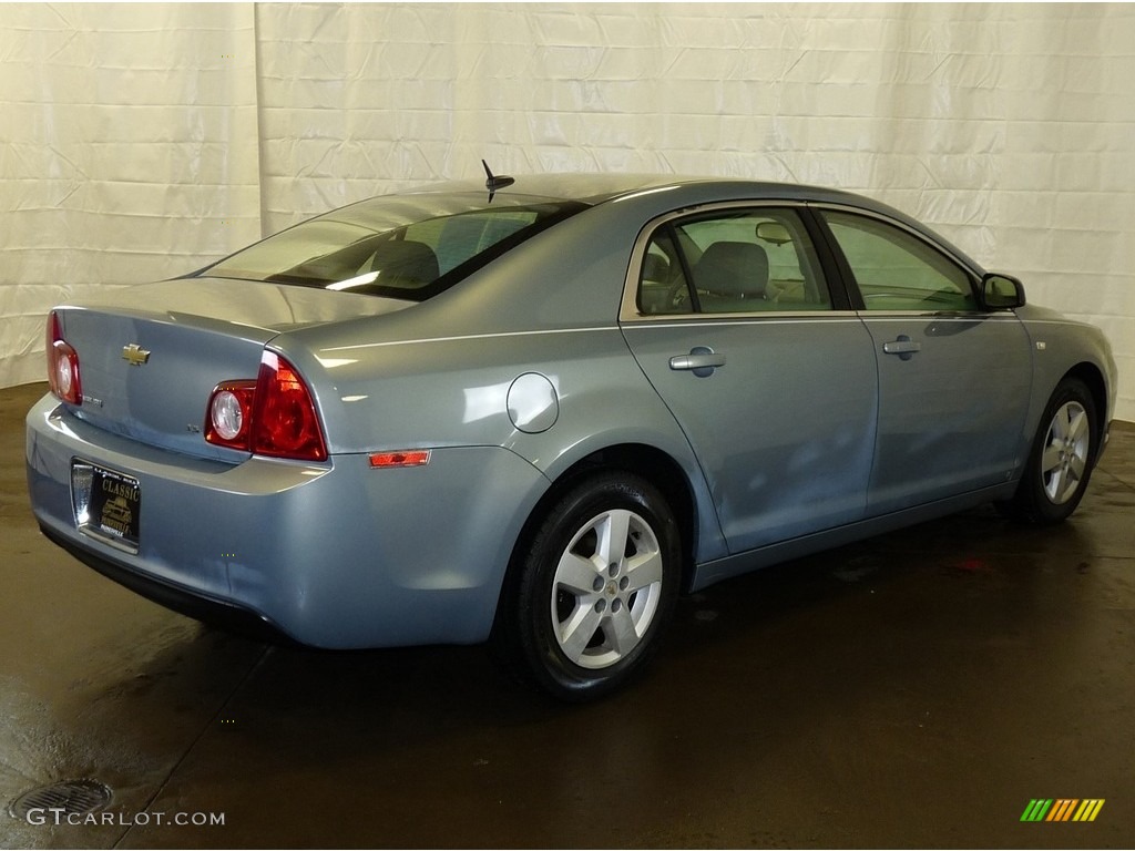 2008 Malibu LS Sedan - Golden Pewter Metallic / Titanium Gray photo #2