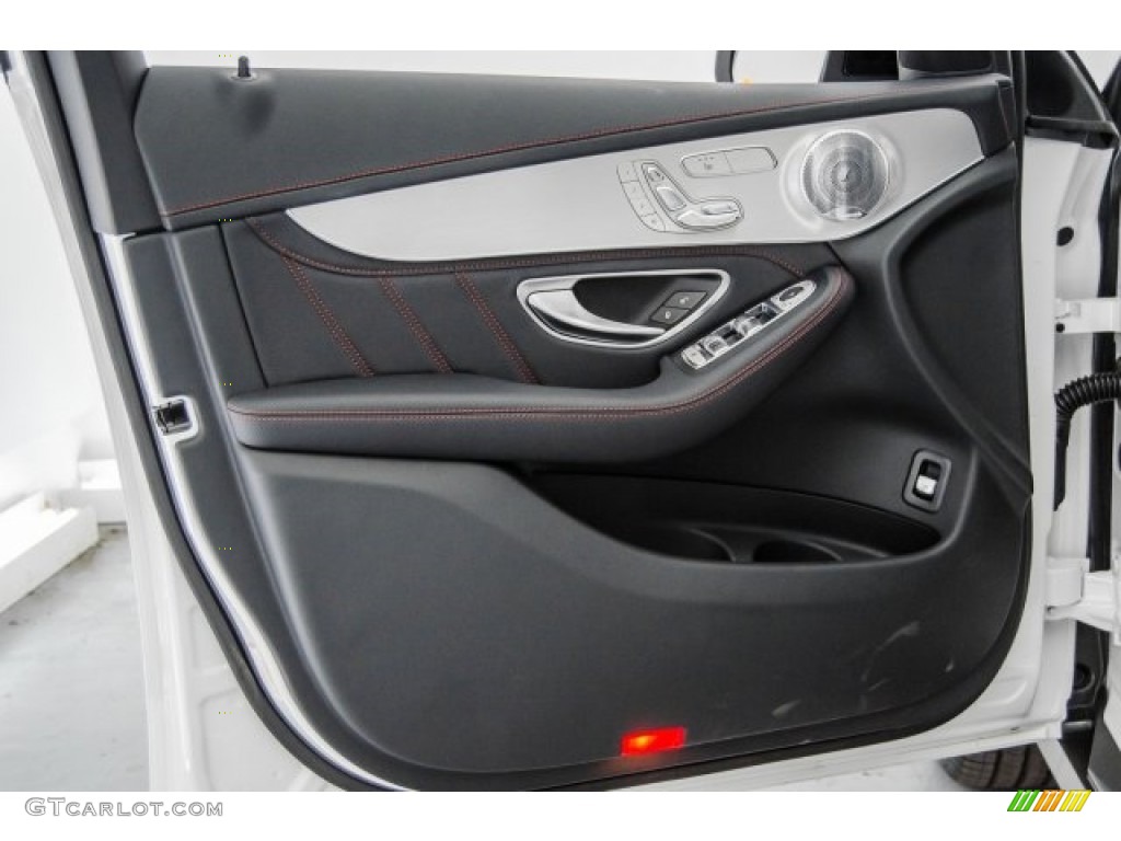 2018 Mercedes-Benz GLC AMG 43 4Matic Black Door Panel Photo #124720063