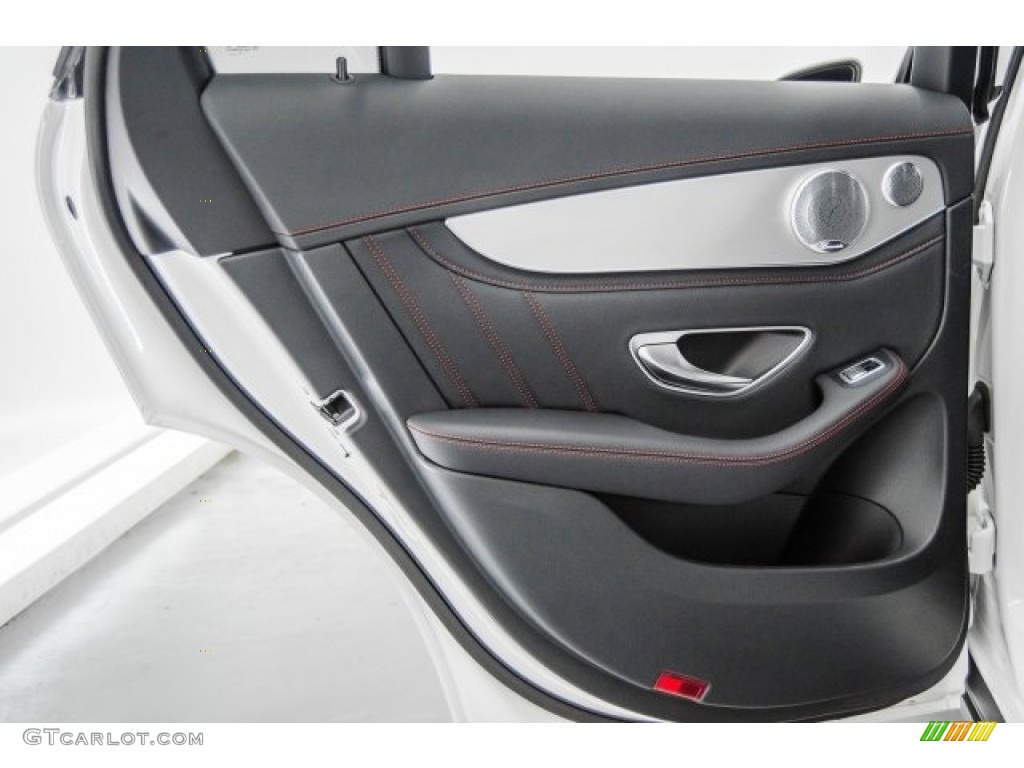 2018 Mercedes-Benz GLC AMG 43 4Matic Black Door Panel Photo #124720081