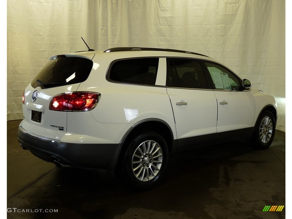 2009 Enclave CXL AWD - White Opal / Cocoa/Cashmere photo #2