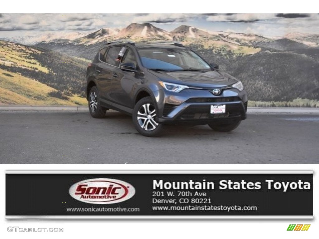 2018 RAV4 LE AWD - Magnetic Gray Metallic / Black photo #1