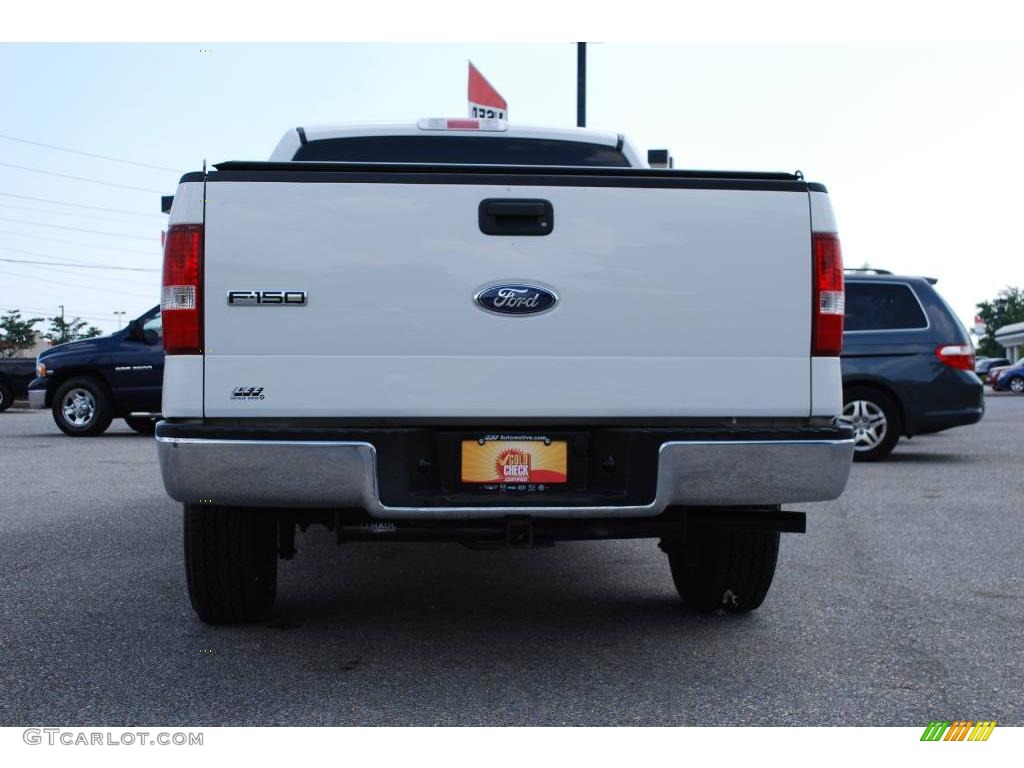 2005 F150 XLT SuperCrew - Oxford White / Tan photo #26