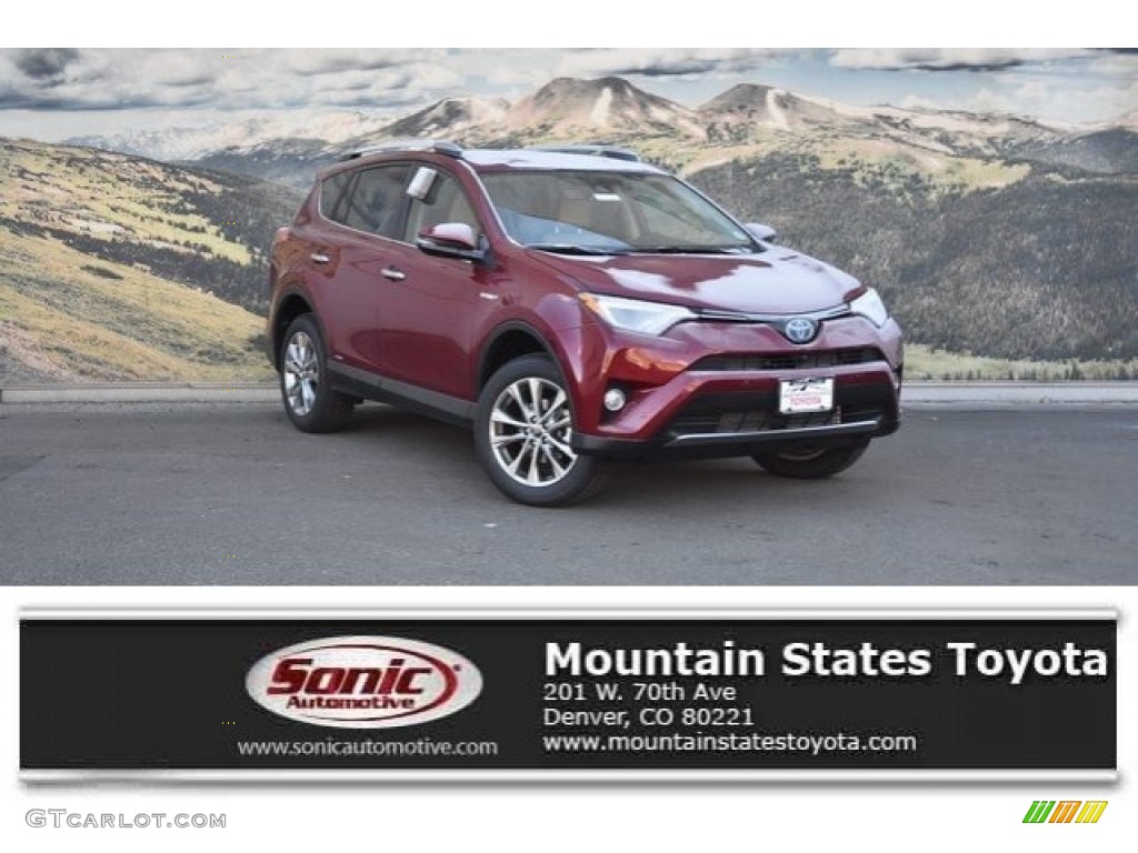 2018 RAV4 Limited AWD Hybrid - Ruby Flare Pearl / Nutmeg photo #1