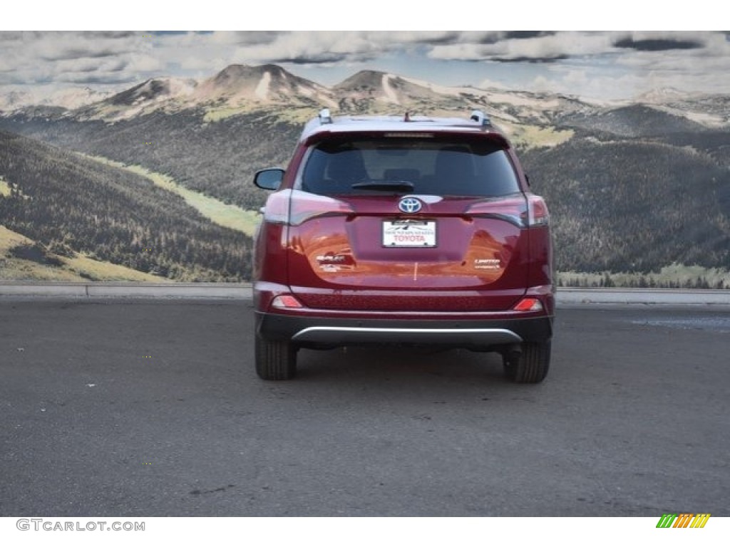 2018 RAV4 Limited AWD Hybrid - Ruby Flare Pearl / Nutmeg photo #4